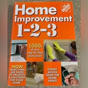 Home Improvement 1-2-3 Book and DVD from The Home Depot 3rd Edition